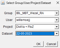 Dataset selection